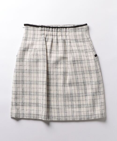 SWINGLE（スウィングル）の「【日本製】ブレードトリミングチェックミニスカート（スカート・レディース・ブラック系その他5/ベージュ系その他6・SMALL/MEDIUM）」の11枚目の写真