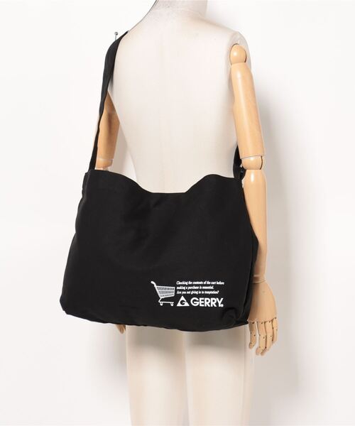 GERRY(ジェリー)の「GERRY / ラフショルダー / R1995(ショルダーバッグ・レディース・アイボリー/ブラック・ONESIZE)」の3枚目の写真