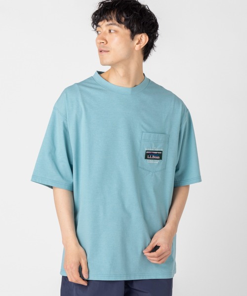 L.L.Bean(エルエルビーン)の「【JAPAN EDITION】ビーンズ・カタディン・ポケット・ティ(Tシャツ/カットソー・メンズ・チャコール/ホワイト/グリーン/ブルー・MEDIUM/SMALL/LARGE/X-LARGE)」の4枚目の写真