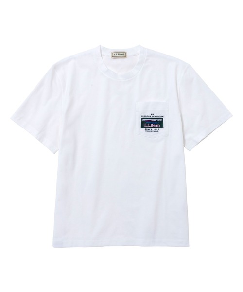 L.L.Bean(エルエルビーン)の「【JAPAN EDITION】ビーンズ・カタディン・ポケット・ティ(Tシャツ/カットソー・メンズ・チャコール/ホワイト/グリーン/ブルー・MEDIUM/SMALL/LARGE/X-LARGE)」の21枚目の写真