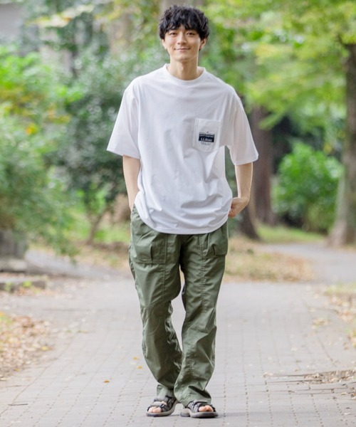 L.L.Bean(エルエルビーン)の「【JAPAN EDITION】ビーンズ・カタディン・ポケット・ティ(Tシャツ/カットソー・メンズ・チャコール/ホワイト/グリーン/ブルー・MEDIUM/SMALL/LARGE/X-LARGE)」の15枚目の写真