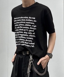 Chikashitsu +(`JVcvX)́yChikashitsu +zlogo lettering t-shirt / y`JVcvXzS^OvgTVc(TVc/Jbg\[)