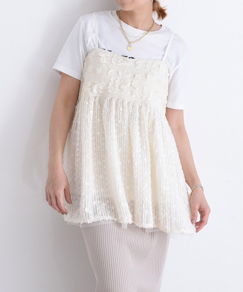セール】ペプラムキャミビスチェ（Tシャツ/カットソー）｜Eimee