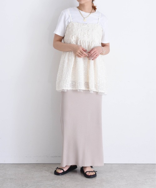 Eimee Law フレアビスチェ Eimee Law（エイミーロウ）の「ペプラムフレアビスチェ（ニット