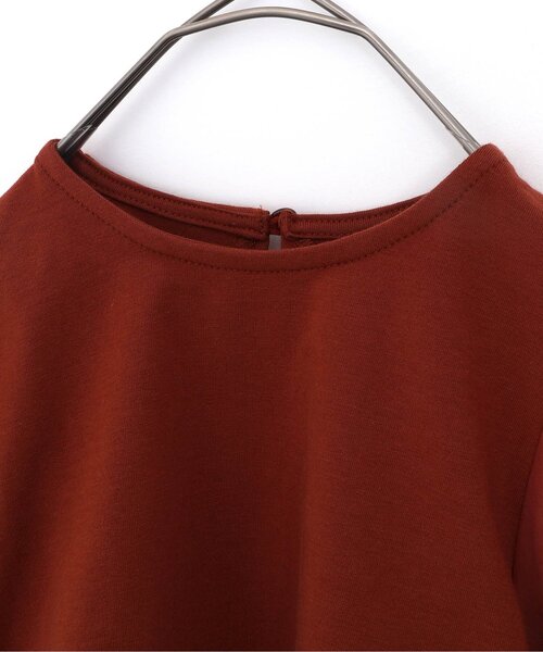 p.premier（ピードットプルミエ）の「ペプラムパフTシャツ（Tシャツ/カットソー・キッズ・ブラック/ブラウン/アイボリー・130/140/90/100/110/120/80）」の11枚目の写真