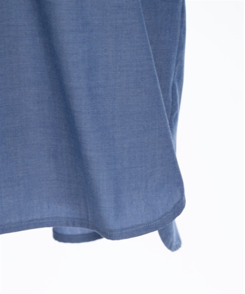 axes femme（アクシーズファム）の「花刺繍入スキッパーシャツ（シャツ/ブラウス・レディース・ホワイト/ブラック/ブルー・FREE）」の11枚目の写真