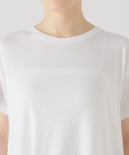 plage（プラージュ）の「THE GREAT./ザ グレイト THE BOXY CREW Tシャツ（Tシャツ/カットソー・レディース・ライトパープル/ホワイト・FREE）」の5枚目の写真