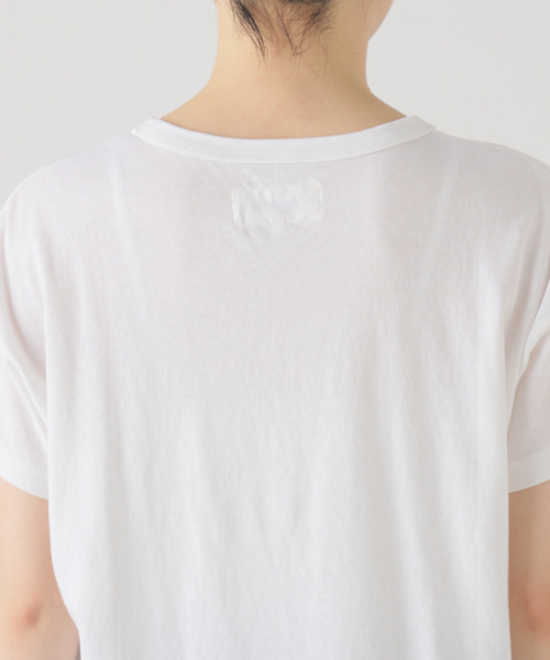 plage（プラージュ）の「THE GREAT./ザ グレイト THE BOXY CREW Tシャツ（Tシャツ/カットソー・レディース・ライトパープル/ホワイト・FREE）」の6枚目の写真