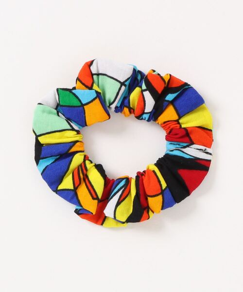 チャイハネ（チャイハネ）の「【チャイハネ】アフリカン柄ミニシュシュ（シュシュ・レディース・グリーン/ブルー/レッド/ブラウン/パープル/ブラック/ライトブルー/カラフル・FREE）」の8枚目の写真