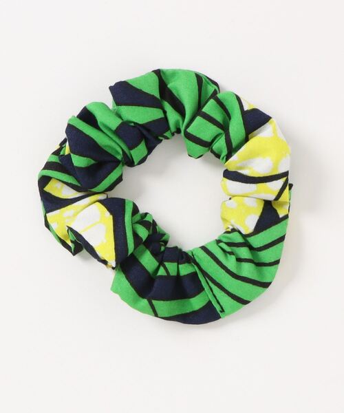 チャイハネ（チャイハネ）の「【チャイハネ】アフリカン柄ミニシュシュ（シュシュ・レディース・グリーン/ブルー/レッド/ブラウン/パープル/ブラック/ライトブルー/カラフル・FREE）」の3枚目の写真