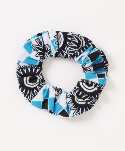 チャイハネ（チャイハネ）の「【チャイハネ】アフリカン柄ミニシュシュ（シュシュ・レディース・グリーン/ブルー/レッド/ブラウン/パープル/ブラック/ライトブルー/カラフル・FREE）」の4枚目の写真