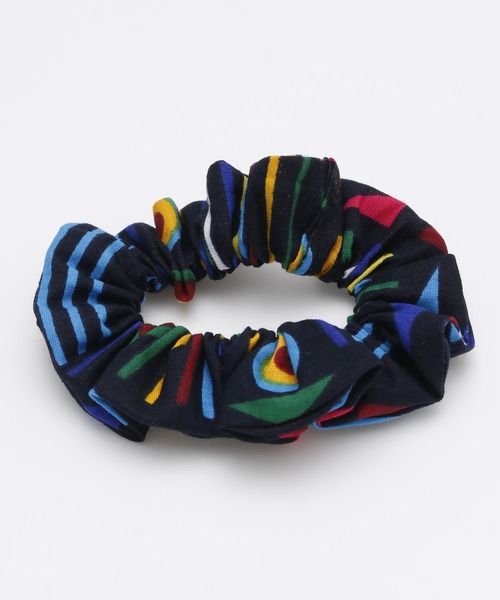 チャイハネ（チャイハネ）の「【チャイハネ】アフリカン柄ミニシュシュ（シュシュ・レディース・グリーン/ブルー/レッド/ブラウン/パープル/ブラック/ライトブルー/カラフル・FREE）」の10枚目の写真