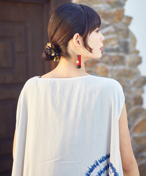 チャイハネ（チャイハネ）の「【チャイハネ】アフリカン柄ミニシュシュ（シュシュ・レディース・グリーン/ブルー/レッド/ブラウン/パープル/ブラック/ライトブルー/カラフル・FREE）」の18枚目の写真