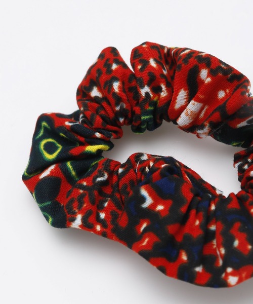 チャイハネ（チャイハネ）の「【チャイハネ】アフリカン柄ミニシュシュ（シュシュ・レディース・グリーン/ブルー/レッド/ブラウン/パープル/ブラック/ライトブルー/カラフル・FREE）」の12枚目の写真