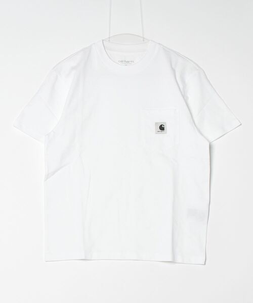Carhartt WIP(カーハートダブリューアイピー)の「Carhartt WIP/カーハートダブリューアイピー 半袖Tシャツ ポケット MUJI I032215(Tシャツ/カットソー・レディース・ホワイト/ブラック/ライトブルー・S/M)」の15枚目の写真