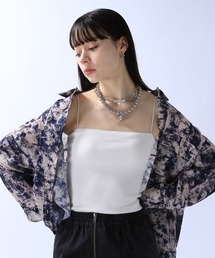 「JEANASIS」 キャミソールブラウス FREE ブラック レディース JEANASIS｜コットンリネンクロシェキャミソール | Rakuten