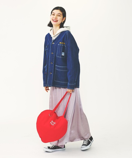 MILKFED.（ミルクフェド）の「HEART SHAPED TOTE BAG（トートバッグ・レディース・ブラック/レッド/ネイビー・ONE SIZE）」の14枚目の写真