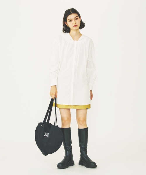 MILKFED.（ミルクフェド）の「HEART SHAPED TOTE BAG（トートバッグ・レディース・ブラック/レッド/ネイビー・ONE SIZE）」の16枚目の写真
