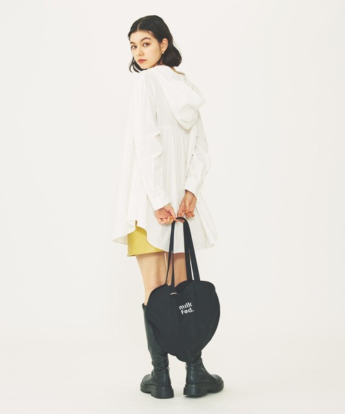 MILKFED.（ミルクフェド）の「HEART SHAPED TOTE BAG（トートバッグ・レディース・ブラック/レッド/ネイビー・ONE SIZE）」の17枚目の写真