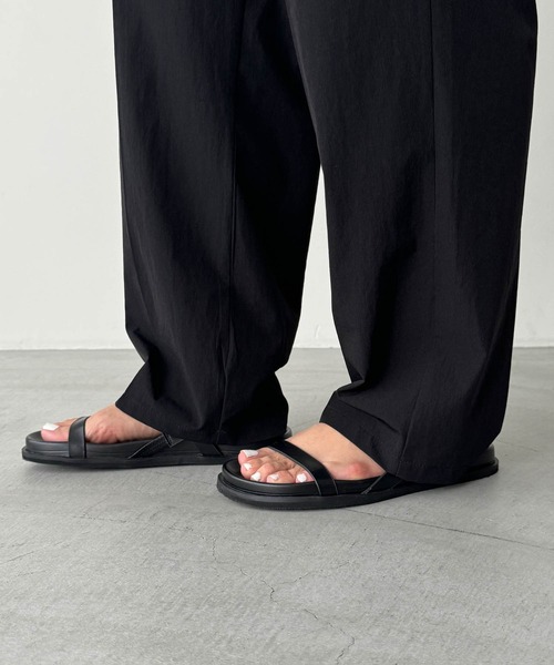 CANAL JEAN（キャナルジーン）の「choice_cnl　ナイロンストレッチイージーパンツ（その他パンツ・レディース・ブラック・MEDIUM/LARGE/X-LARGE）」の10枚目の写真