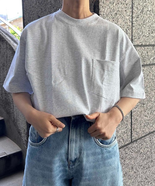 CAMBER（キャンバー）の「CAMBER / CAMBER/MAX WEIGHT POCKET S/S TEE / CAM302（Tシャツ/カットソー・レディース・ネイビー/ブラック/ナチュラル/グレー/ホワイト・X-LARGE/LARGE/MEDIUM）」の3枚目の写真