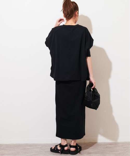 JOURNAL STANDARD relume（ジャーナルスタンダード　レリューム）の「《追加3》MVSコットンタイトスカート（スカート・レディース・ブラック/ライトグレー/グレー・FREE）」の7枚目の写真