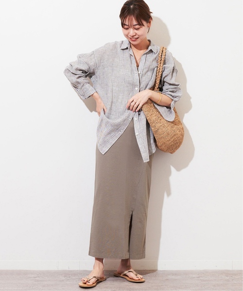 JOURNAL STANDARD relume（ジャーナルスタンダード　レリューム）の「《追加3》MVSコットンタイトスカート（スカート・レディース・ブラック/ライトグレー/グレー・FREE）」の11枚目の写真