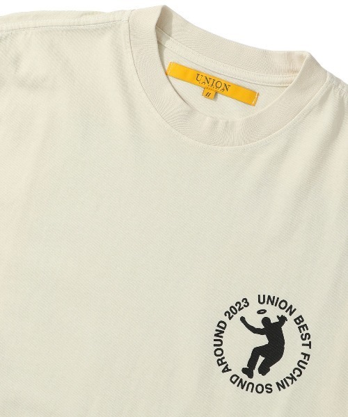 UNION（UNION TOKYO）（ユニオン）の「UNION TOKYO BUTTERFLY TEE ユニオントーキョー（Tシャツ/カットソー・メンズ・ホワイト/ブラック・XX-LARGE/X-LARGE/LARGE/MEDIUM/SMALL）」の7枚目の写真