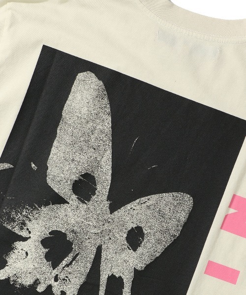 UNION（UNION TOKYO）（ユニオン）の「UNION TOKYO BUTTERFLY TEE ユニオントーキョー（Tシャツ/カットソー・メンズ・ホワイト/ブラック・XX-LARGE/X-LARGE/LARGE/MEDIUM/SMALL）」の8枚目の写真