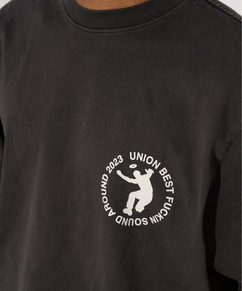 UNION（UNION TOKYO）（ユニオン）の「UNION TOKYO BUTTERFLY TEE ユニオントーキョー（Tシャツ/カットソー・メンズ・ホワイト/ブラック・XX-LARGE/X-LARGE/LARGE/MEDIUM/SMALL）」の5枚目の写真