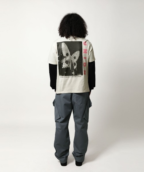 UNION（UNION TOKYO）（ユニオン）の「UNION TOKYO BUTTERFLY TEE ユニオントーキョー（Tシャツ/カットソー・メンズ・ホワイト/ブラック・XX-LARGE/X-LARGE/LARGE/MEDIUM/SMALL）」の16枚目の写真