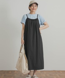 URBAN RESEARCH DOORS | 『UR TECH POLIsh POLI』撥水ギャザーキャミワンピース(ワンピース)