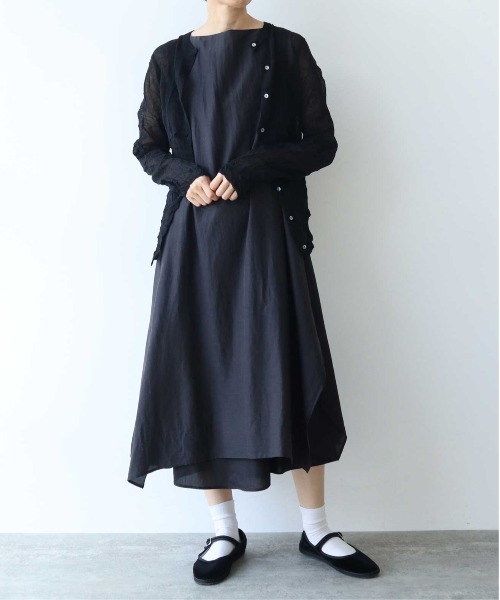 yuni(ユニ )の「コットンポリエステル キャッチワッシャー カーディガン 1701KN015242(カーディガン/ボレロ・レディース・グリーン/イエロー/ブラック・FREE)」の18枚目の写真