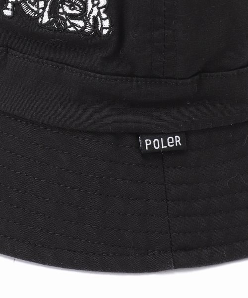 POLeR(ポーラー)の「POLeR / ポーラー 別注 RYO SEJIRI HAT(ハット・メンズ・ブラック/ベージュ・FREE)」の5枚目の写真