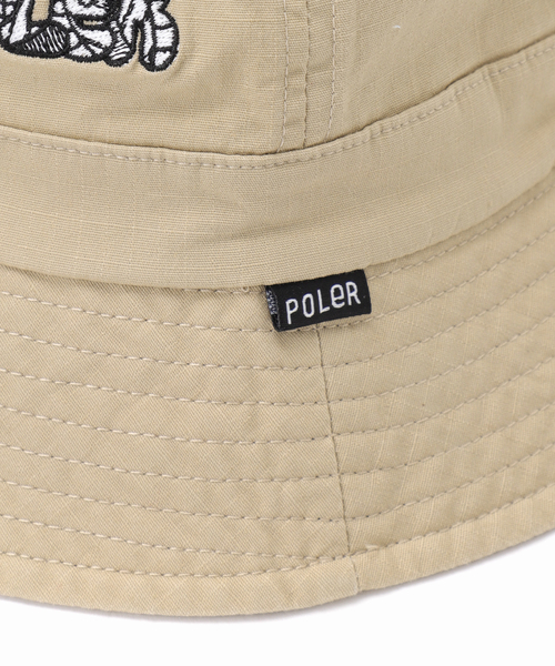 POLeR(ポーラー)の「POLeR / ポーラー 別注 RYO SEJIRI HAT(ハット・メンズ・ブラック/ベージュ・FREE)」の16枚目の写真