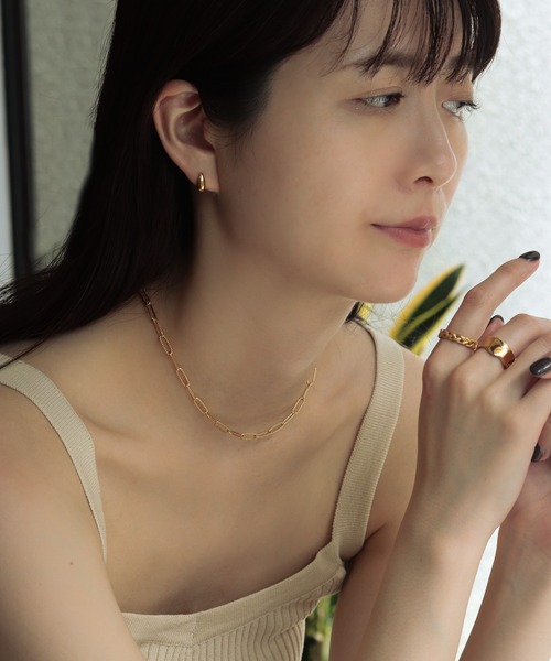 bonu.(ボヌ)の「【サージカルステンレス】幅広リング(リング・レディース・ゴールド/シルバー・#14/#16/#11/#13)」の11枚目の写真