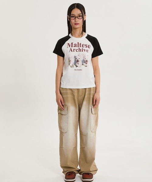 WaiKei（ワイケイ）の「【UNISEX】Wai Kei／マルチーズラグランT