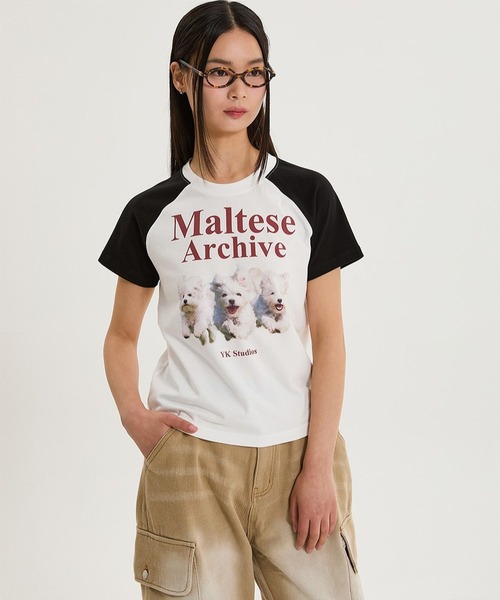 【UNISEX】Wai Kei／マルチーズラグランT（Tシャツ/カットソー）｜WaiKei（ワイケイ）