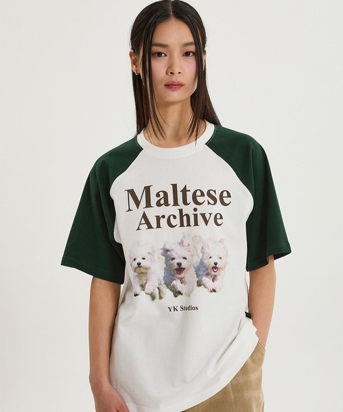 【UNISEX】Wai Kei／マルチーズラグランT（Tシャツ/カットソー）｜WaiKei（ワイケイ）