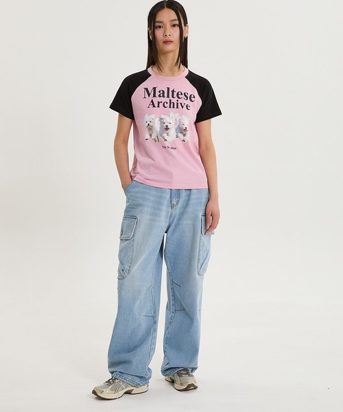 WaiKei（ワイケイ）の「【UNISEX】Wai Kei／マルチーズラグランT