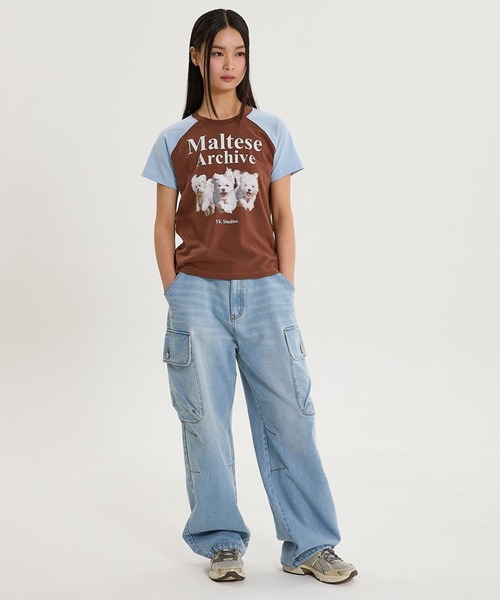 【UNISEX】Wai Kei／マルチーズラグランT（Tシャツ/カットソー）｜WaiKei（ワイケイ）