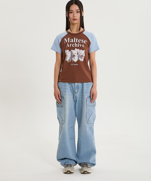 【UNISEX】Wai Kei／マルチーズラグランT（Tシャツ/カットソー）｜WaiKei（ワイケイ）