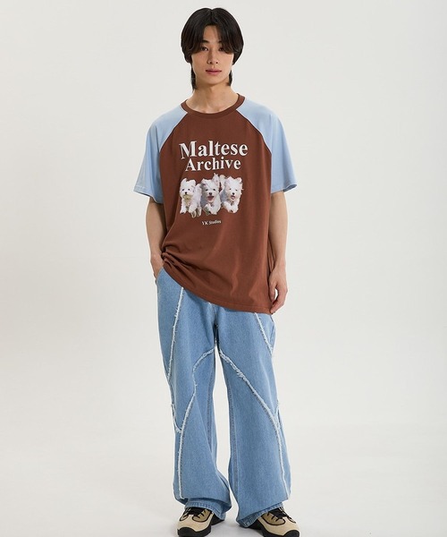 【UNISEX】Wai Kei／マルチーズラグランT（Tシャツ/カットソー）｜WaiKei（ワイケイ）