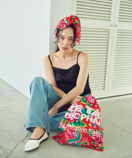 THEATRE PRODUCTS（シアタープロダクツ）の「フラワープリントトートバッグ（トートバッグ・レディース・グリーン/ブルー/レッド・FREE）」の19枚目の写真