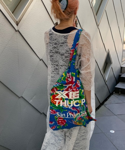 THEATRE PRODUCTS（シアタープロダクツ）の「フラワープリントトートバッグ（トートバッグ・レディース・グリーン/ブルー/レッド・FREE）」の22枚目の写真