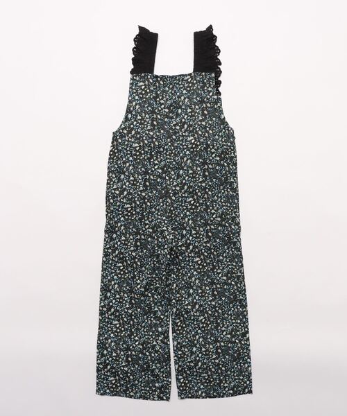 pom ponette junior（ポンポネットジュニア）の「【AMI】フラワーキャットサロペット（サロペット/オーバーオール・キッズ・ネイビー/ブラック・M/L）」の13枚目の写真