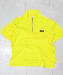 NEV（ネブ）の「NEV　速乾　ドライメッシュ　オーバーサイズ　ハーフZIP　半袖T（Tシャツ/カットソー）」
