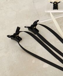 MAJESTIC LEGON | プチリボンヘアクリップ(バレッタ/ヘアクリップ)