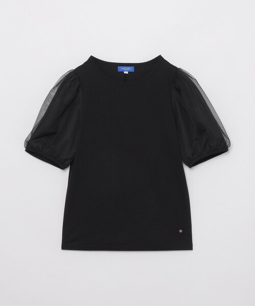 BLUE LABEL CRESTBRIDGE(ブルーレーベルクレストブリッジ)の「【一部店舗限定】コットンスムースジャージートップス(Tシャツ/カットソー・レディース・ダークネイビー/ピンク系その他3/オフホワイト/ブラック・38)」の21枚目の写真