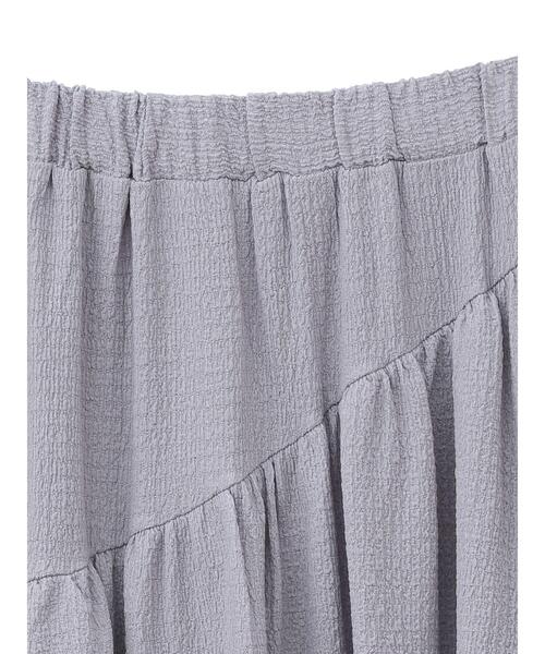 earth music&ecology(アースミュージックアンドエコロジー)の「カットティアードスカート(スカート・レディース・ブラック/ラベンダー/アイボリー・FREE)」の21枚目の写真